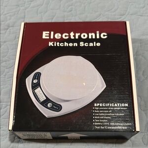 COPY 1- Electronic Kitchen Scale - White
